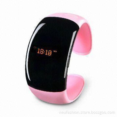 Bluetooth Bracelet with Caller ID BW13, Two-button Operating System and 72 Hours Standby Time